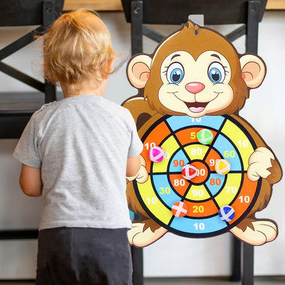 Educational Dart Board Games for Children Indoor with Sticky Balls Sports