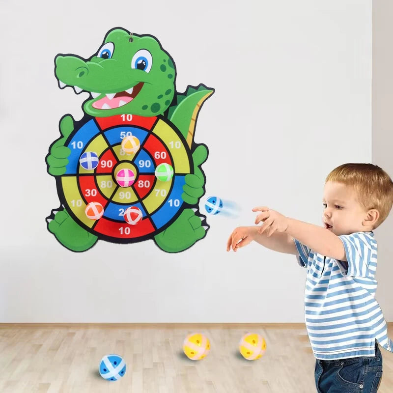 Educational Dart Board Games for Children Indoor with Sticky Balls Sports